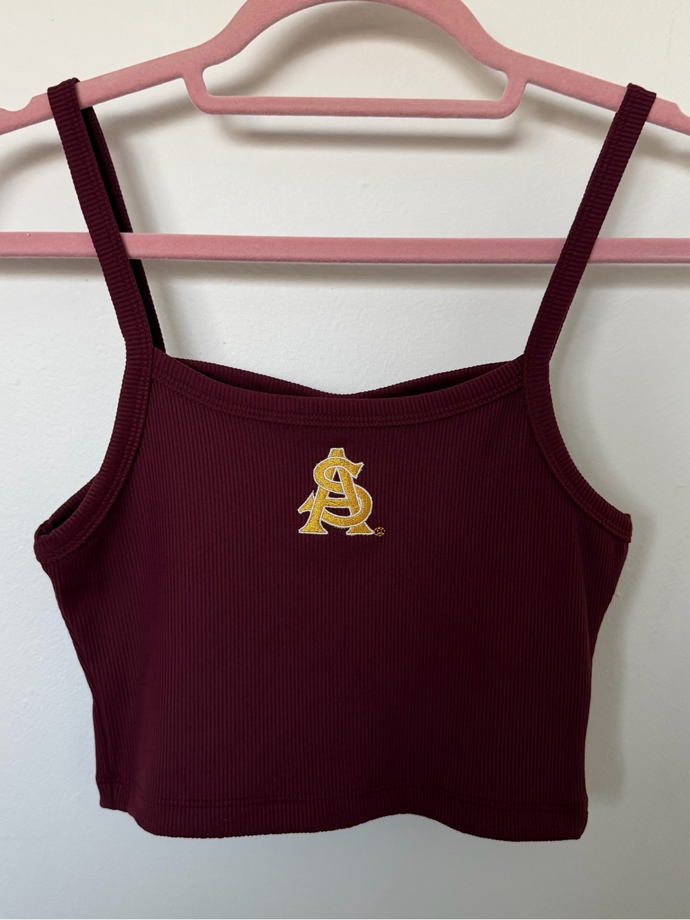 Zoozatz Arizona State Sun Devils Crop Tank Top Size XS